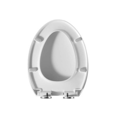 Classic Style Elongated UF Toilet Seat closed back view