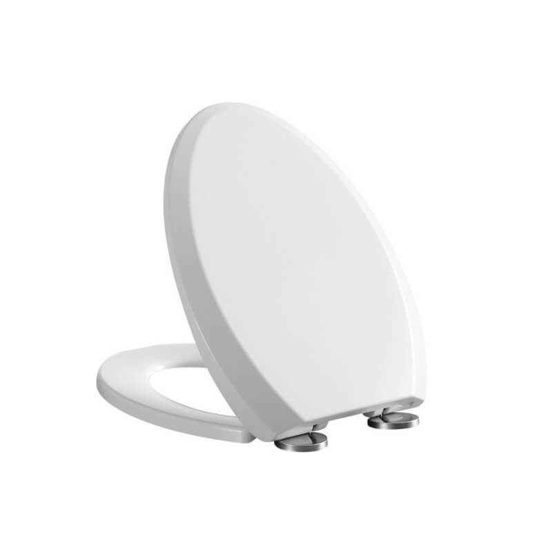 Classic Style Elongated UF Toilet Seat open from the back