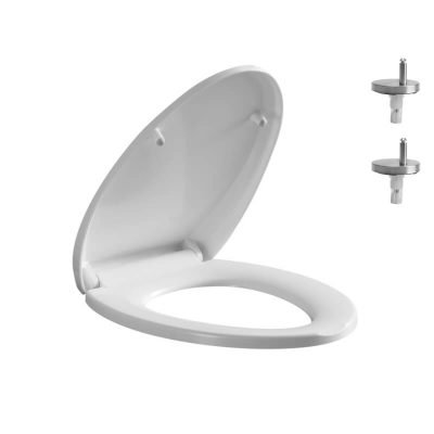 Classic Style Elongated UF Toilet Seat open front view
