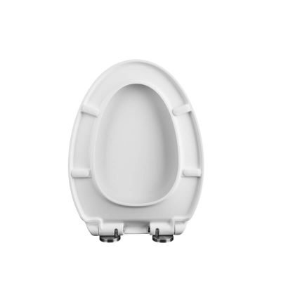 Elongated UF Toilet Seat closed back view