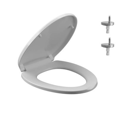 Elongated UF Toilet Seat open front view
